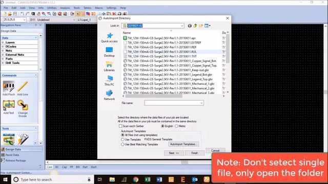 Import GERBER In Cam350