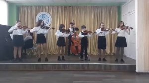 Ансамбль скрипачей. 11-15 лет. Инструментальное исполнительство. М. МакЛин «Маленькое фанданго»