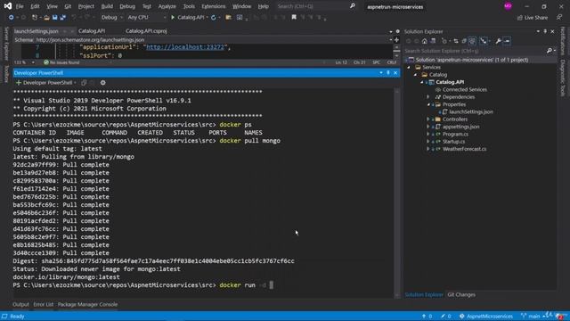 15 Setup Mongo Docker Database for Catalog API Microservices смотреть онлайн