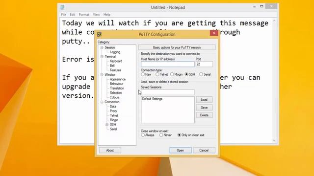 How To Solve: Putty Error : Disconnected Server Protocol Violation:Unexpected SSH2_MSG packet смотреть онлайн
