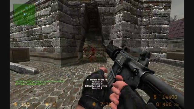 Counter Strike: Source Zombie riot gameplay смотреть онлайн