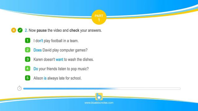 Grammar Activities: Present Simple (Mistake Correction) смотреть онлайн