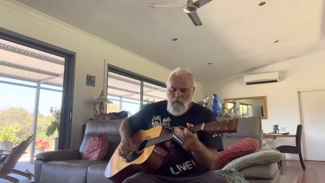 Messing around in open C tuning смотреть онлайн