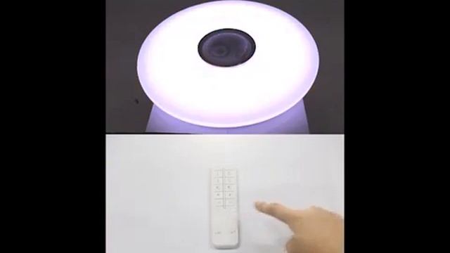 Потолочная люстра 53см с bluetooth колонкой «Nicole» 41329N смотреть онлайн