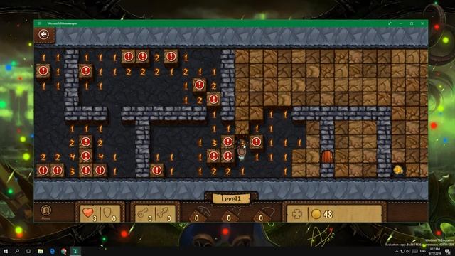 Minesweeper Adventure Mode Level 1 - Windows 10 смотреть онлайн