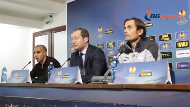 Phillip Cocu press conference before the match PFC Ludogorec Razgrad agaisnt PSV Eindhoven смотреть онлайн