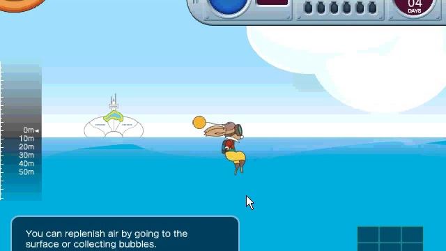 Dive II Hunt: The Adventures of Sorbet - Flash Game By Square Enix смотреть онлайн