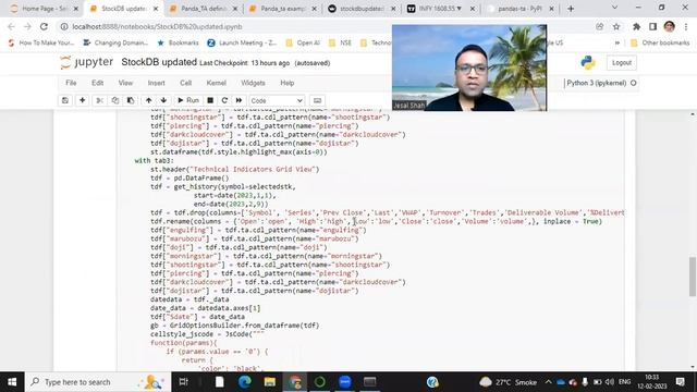 Stock Technical Analysis with Python Streamlit and AGgrid смотреть онлайн