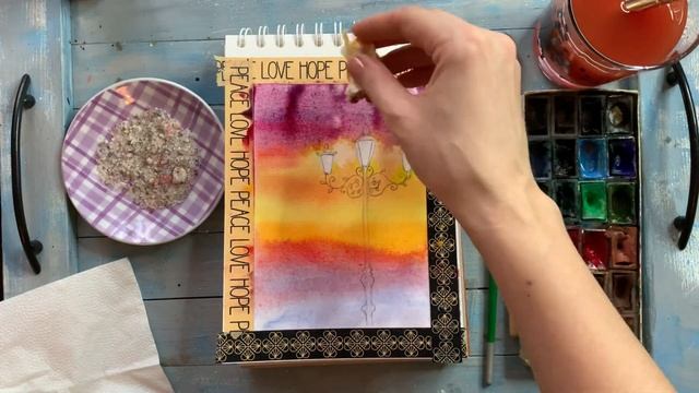 АКВАРЕЛЬНЫЙ ФОН СВОИМИ РУКАМИ ЗА 5 МИНУТ ДЛЯ НАЧИНАЮЩИХ смотреть онлайн