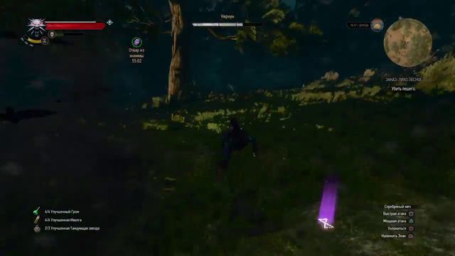 The Witcher 3: Wild Hunt бой с чудовищем смотреть онлайн