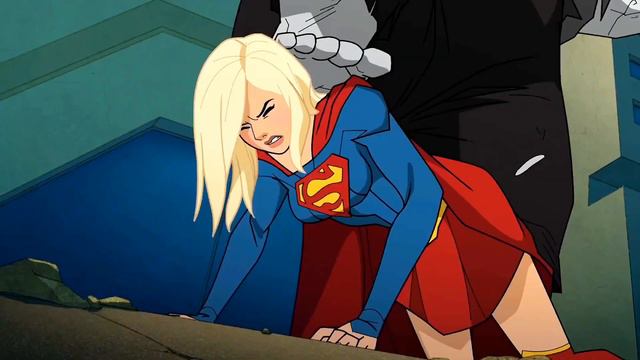 Supergirl Vs Solomon Grundy | Legion Of Superheroes #dc #dcanimated #justiceleague