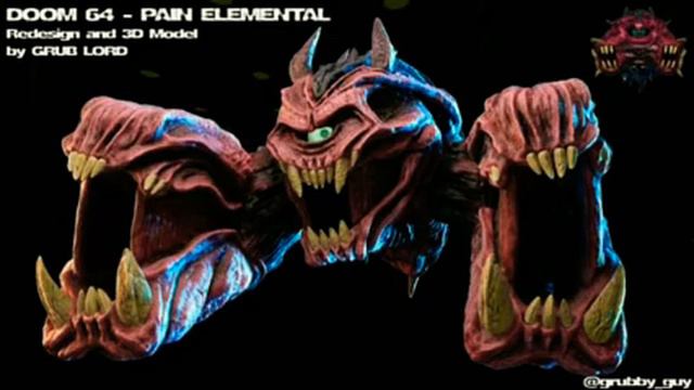 Doom 64 Pain Elemental - Eternal Art style смотреть онлайн
