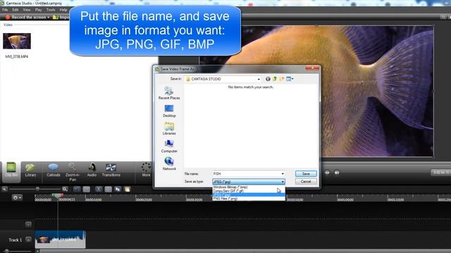 Camtasia Studio 8, How to Export Frame and Save as Picture/Image JPG смотреть онлайн