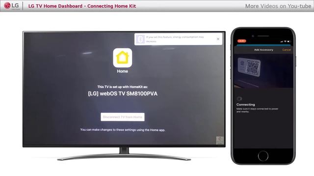 LG TV Home Dashboard: Connecting HomeKit смотреть онлайн