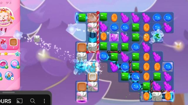 Candy Crush Saga Level 7890 Blue, shiny, yummy Sugar Stars! UFOlicious! смотреть онлайн