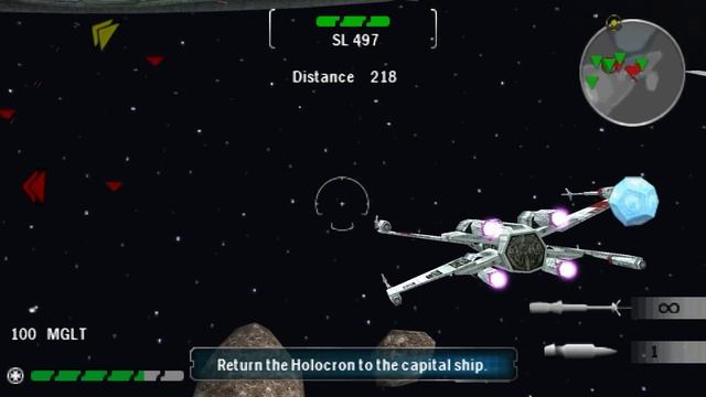 Прохождение Star Wars Battlefront: Renegade Squadron (PSP) #2 - Космическое пространство Альдераана смотреть онлайн