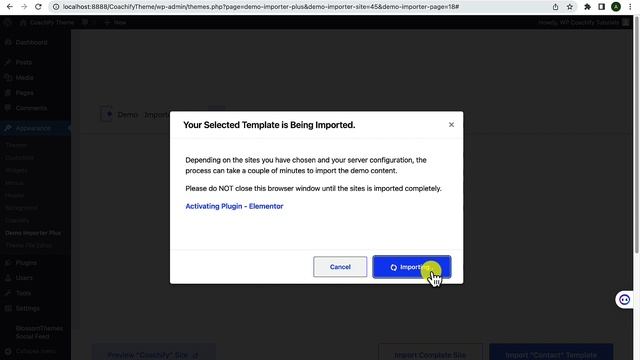 How To Import Starter Templates | Coachify Theme Tutorial смотреть онлайн