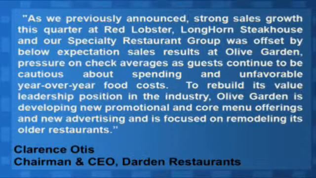 Darden Restaurant Cooks Up Mixed Estimates For Q2, Rose .4% Year-Over-Year смотреть онлайн