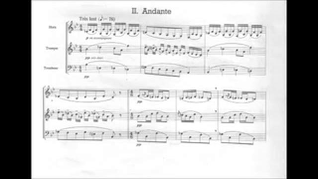 Francis Poulenc. Sonate pour trio de Cuivres смотреть онлайн