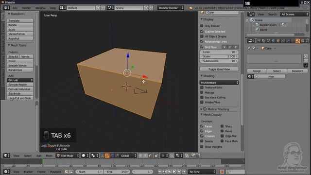 tutorial blender Viewport Flip Normal & Backface Culling смотреть онлайн