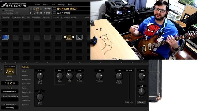 Amps of the Axe Fx III: Hiwatt DR103 смотреть онлайн