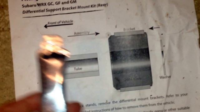 Subaru Forester XT 2005 Rear Differential Support Bushings Install Overview