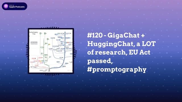 Last Week in AI - #120 - GigaChat + HuggingChat, a LOT of research, EU Act passed, #promptography смотреть онлайн