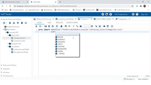 How to Import a Microsoft Excel File in SAS | Import an Excel file in SAS University Edition смотреть онлайн