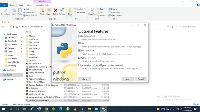 python installation in windows 10 | python install tutorial 3.10.0 | python latest version download смотреть онлайн