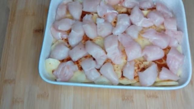 Куриное филе с картошкой в духовке смотреть онлайн
