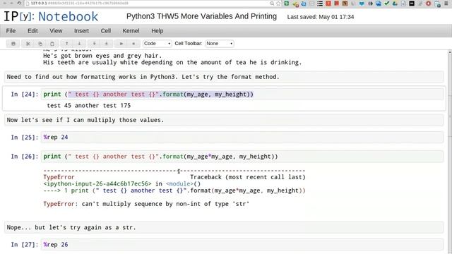 learn python the hard way with IPython смотреть онлайн