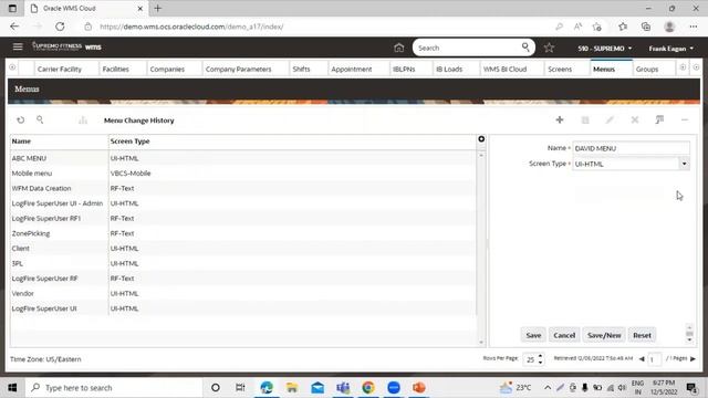 Oracle Fusion WMS Configure Menus for Users | Oracle Advance Warehouse Management Configuration смотреть онлайн