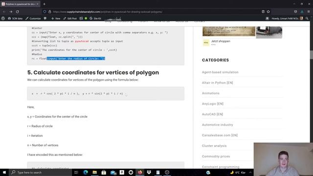 [EN 78] Polylines and polygons using pyautocad for AutoCAD смотреть онлайн