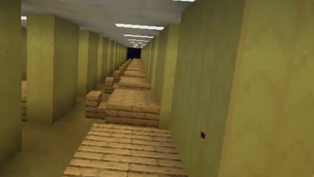 Побег от монстра в закулисье но с звуками из мультиков в майнкрафт VR (Vivecraft)