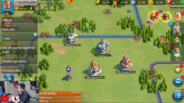 ROK - LIVE 1:00 UTC - Ceroli Crisis With Viewers! Quick Look at 1860 KvK So Far смотреть онлайн