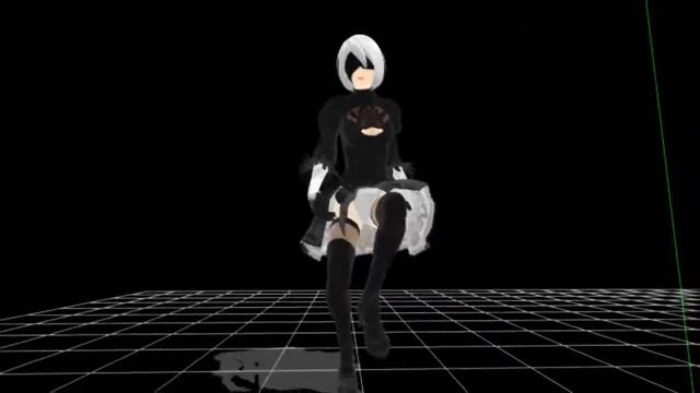MMD with 2b my first video :D смотреть онлайн
