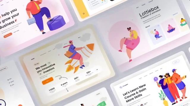 Lottiebox Lottie animation kit Exclusive on envato смотреть онлайн