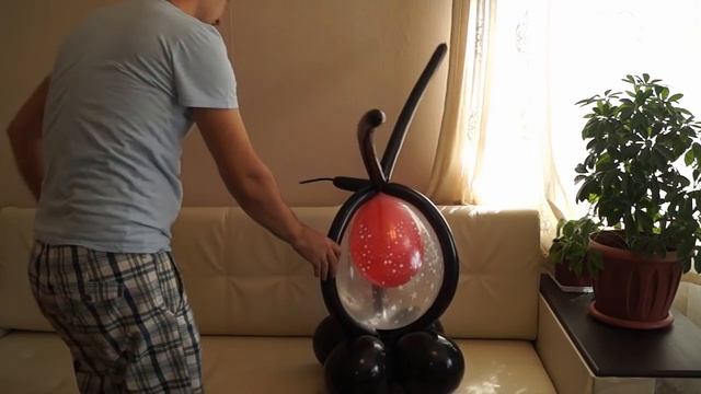 Самый простой и быстрый Микки Маус из шаров. The easiest and quickest of Mickey Mouse balloons. смотреть онлайн