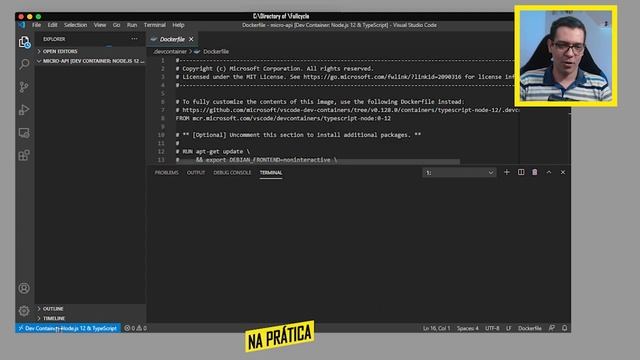 Ambiente perfeito para trabalhar com containers no Visual Studio Code смотреть онлайн