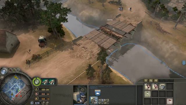 Company of Heroes - Allied (British) Royal Engineers Support Gameplay VS Expert A.I. смотреть онлайн