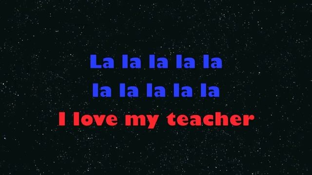I LOVE MY TEACHER LYRIC VIDEO by Musical Playground смотреть онлайн