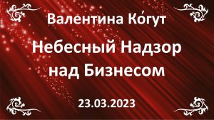 Небесный Надзор над Бизнесом