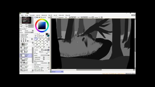 Yuki - rysunek na zamówienie (speedpaint) смотреть онлайн