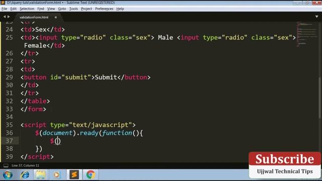 Form validation using HTML and JavaScript || JavaScript Form || Basic Form Validation in JavaScript смотреть онлайн