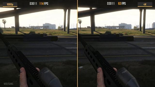 GTA 5 1080p vs. 4K 2160p (Graphics and Performance Comparison) смотреть онлайн