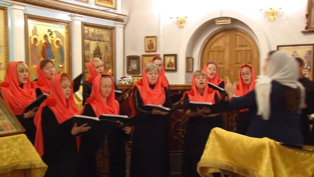 "Единородный Сыне " Епархиальный Хор сентябрь 2018. Югорск. ХМАО смотреть онлайн