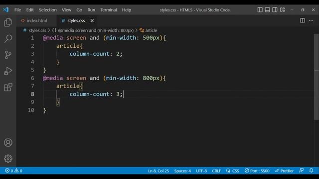 Learn Media Query in CSS – How To Make Responsive Web Layout in Hindi/Urdu смотреть онлайн