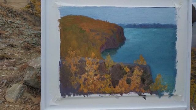 1024 ОЛЬХОН - поездка на мыс ХОБОЙ _ рисование. Короленков смотреть онлайн