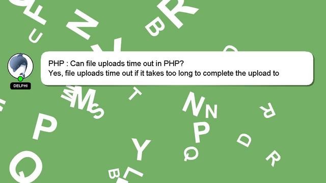 PHP : Can file uploads time out in PHP? смотреть онлайн