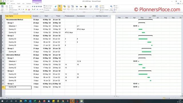 How to create Level of Effort or Hammock activities in Microsoft Project смотреть онлайн